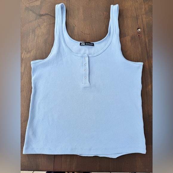 Zara Large Button Ribbed Tank top Bundle - Picture 5 of 8
